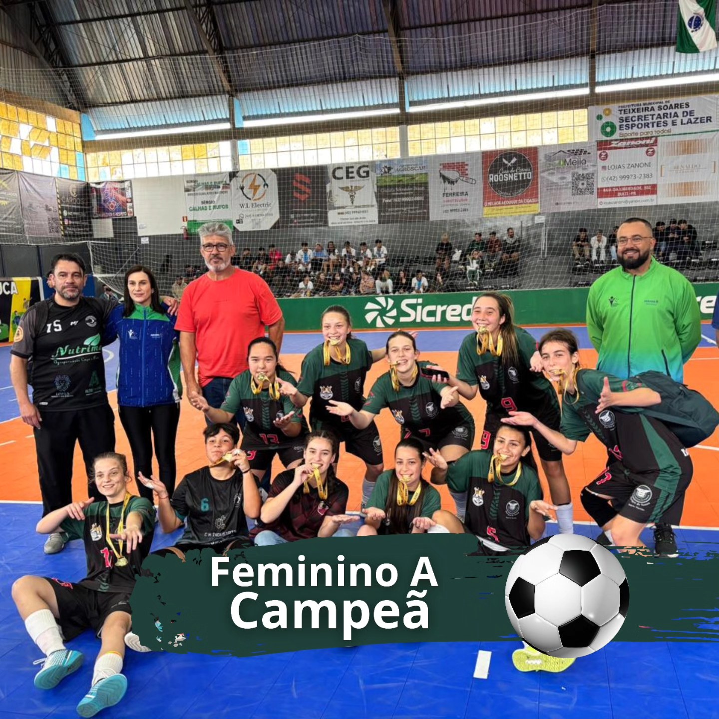 femenino a Campeão volei