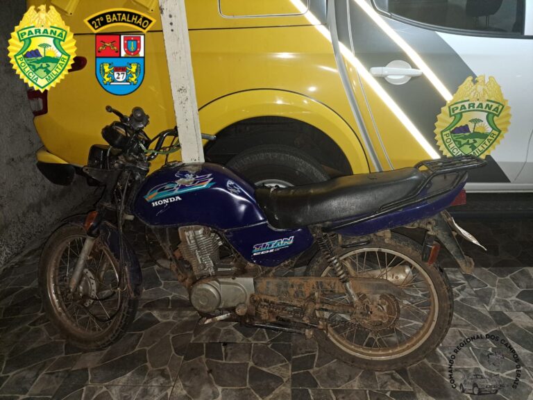 14-04 MOTOCICLETA RECUPERADA CRUZ MACHADO