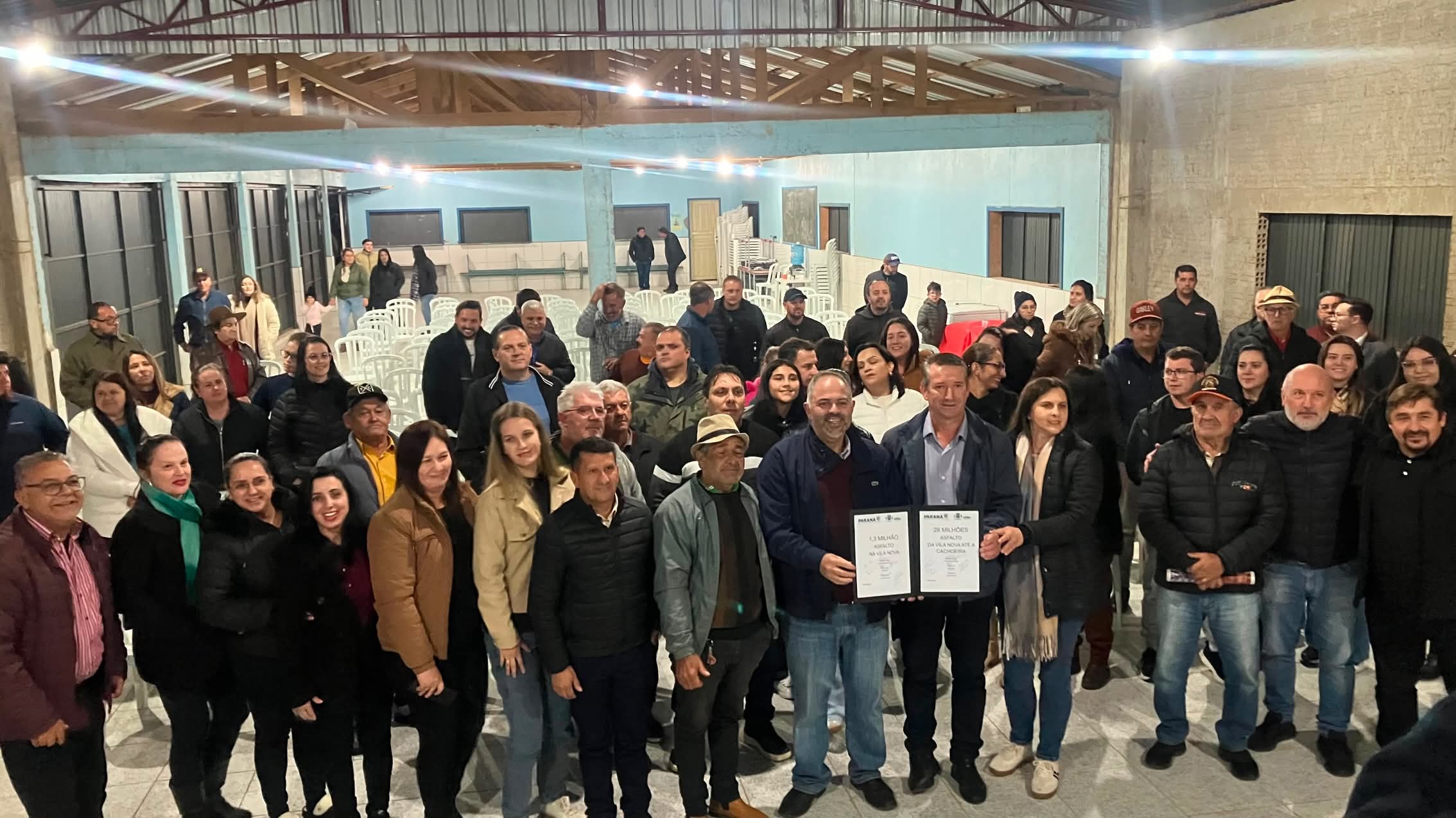 Inácio Martins recebe autorização para licitar pavimentação rural entre Vila Nova e Cachoeira