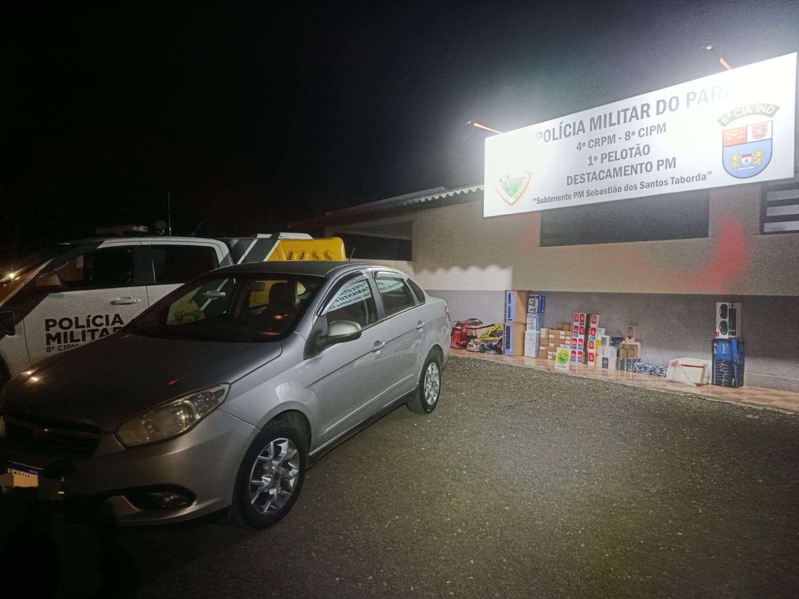 Mercadorias de origem estrangeira são apreendidas durante fiscalização em Inácio Martins