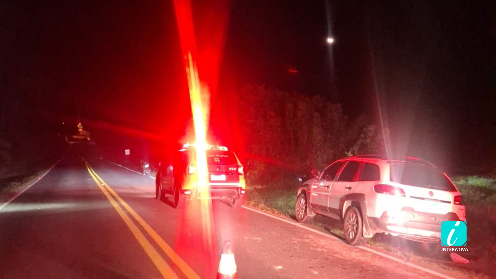 Motociclista fica ferido em colisão traseira na PR-364, em Irati