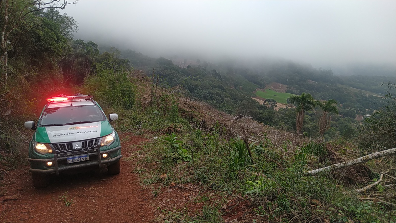 Polícia Ambiental aplica R$ 181 mil em multas por desmatamento de quase 18 hectares em Cruz Machado