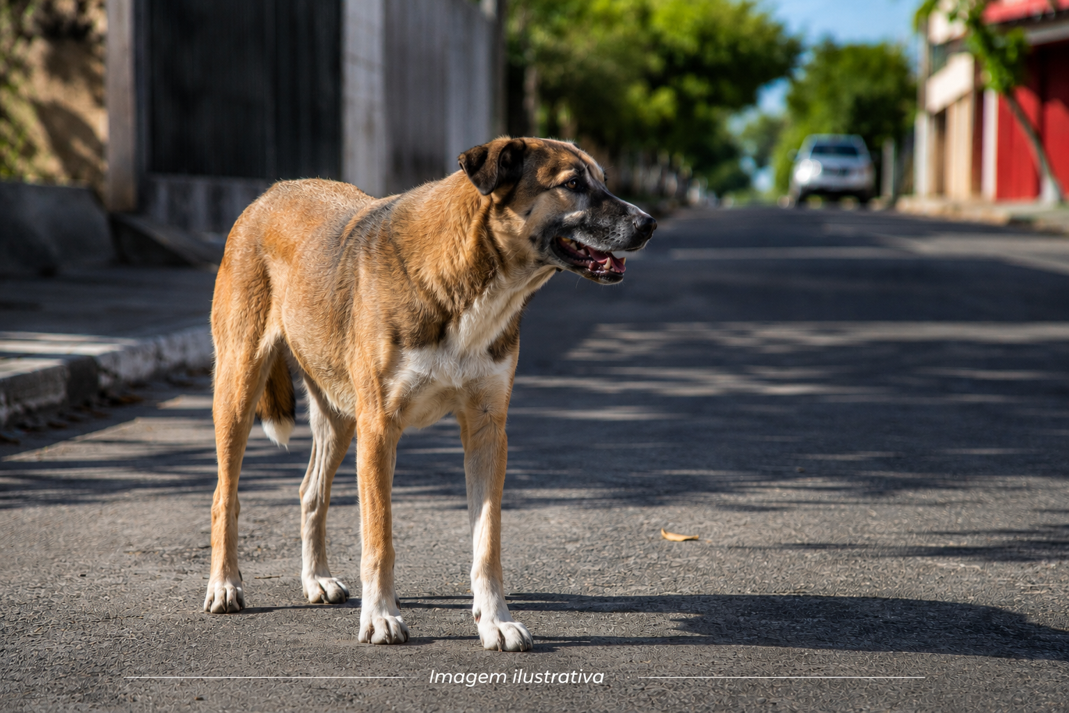 Mulher é mordida por cachorro enquanto trafegava de motocicleta em Inácio Martins