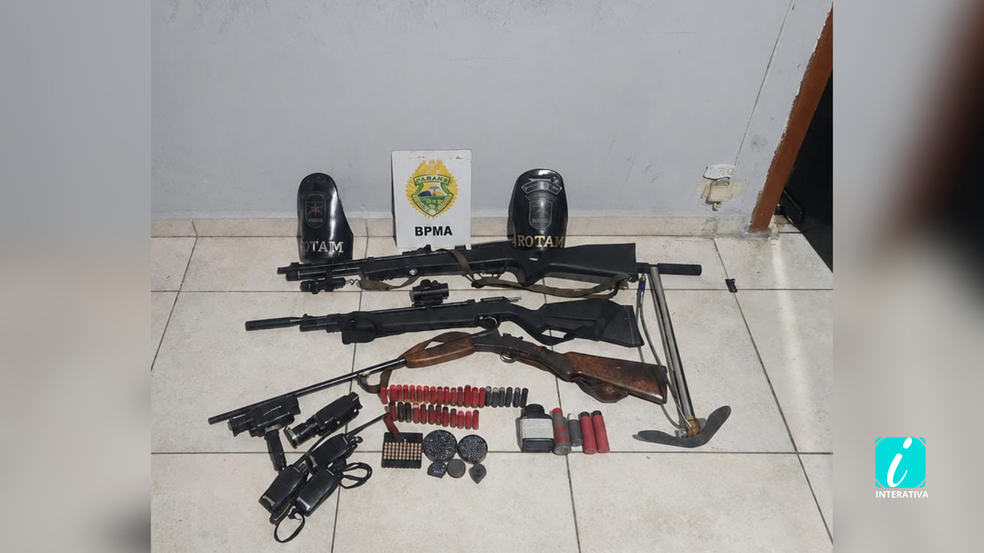 Polícia Ambiental prende três homens por caça ilegal e apreende armas em Inácio Martins