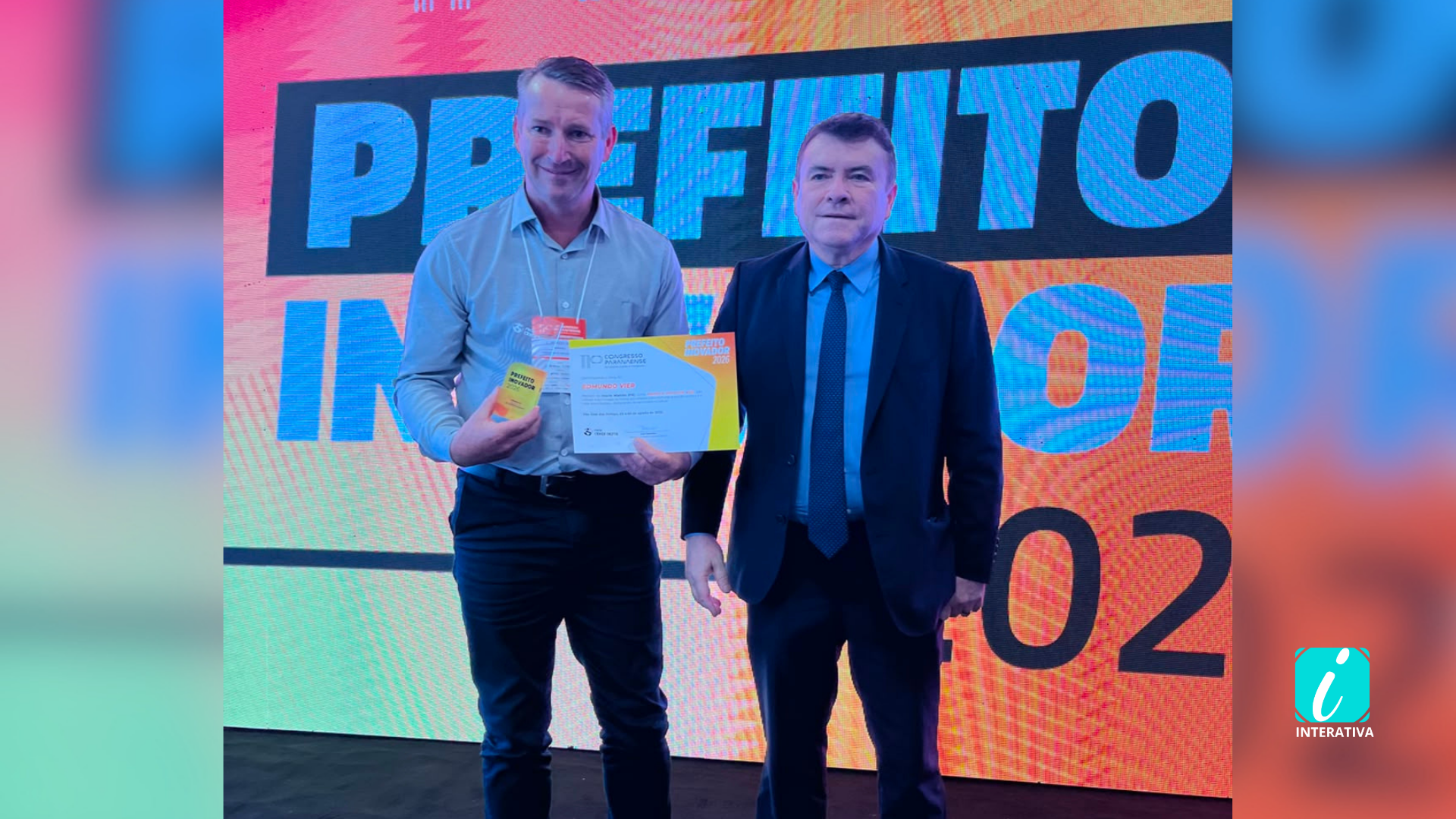 Prefeito de Inácio Martins recebe Prêmio Prefeito Inovador 2026 por projeto do novo Portal do Município